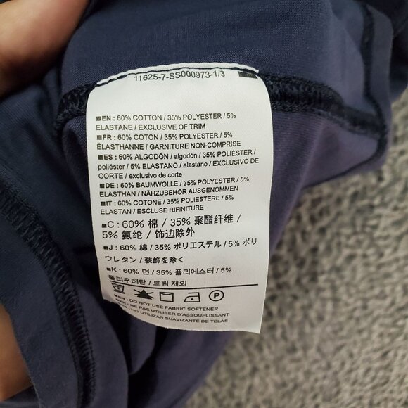 Arcteryx Shirt Mens Medium Blue Short Sleeve Polo Cotton/Polyester Blend - Picture 3 of 7